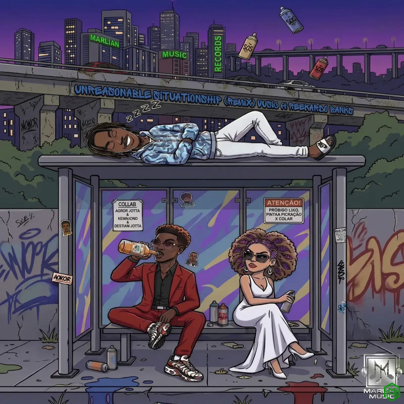 US (UNREASONABLE - Situationship) [Remix] audio by Vusic feat. Reekado Banks