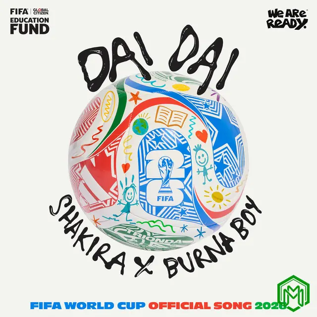 Dai Dai audio by Shakira feat. Burna Boy