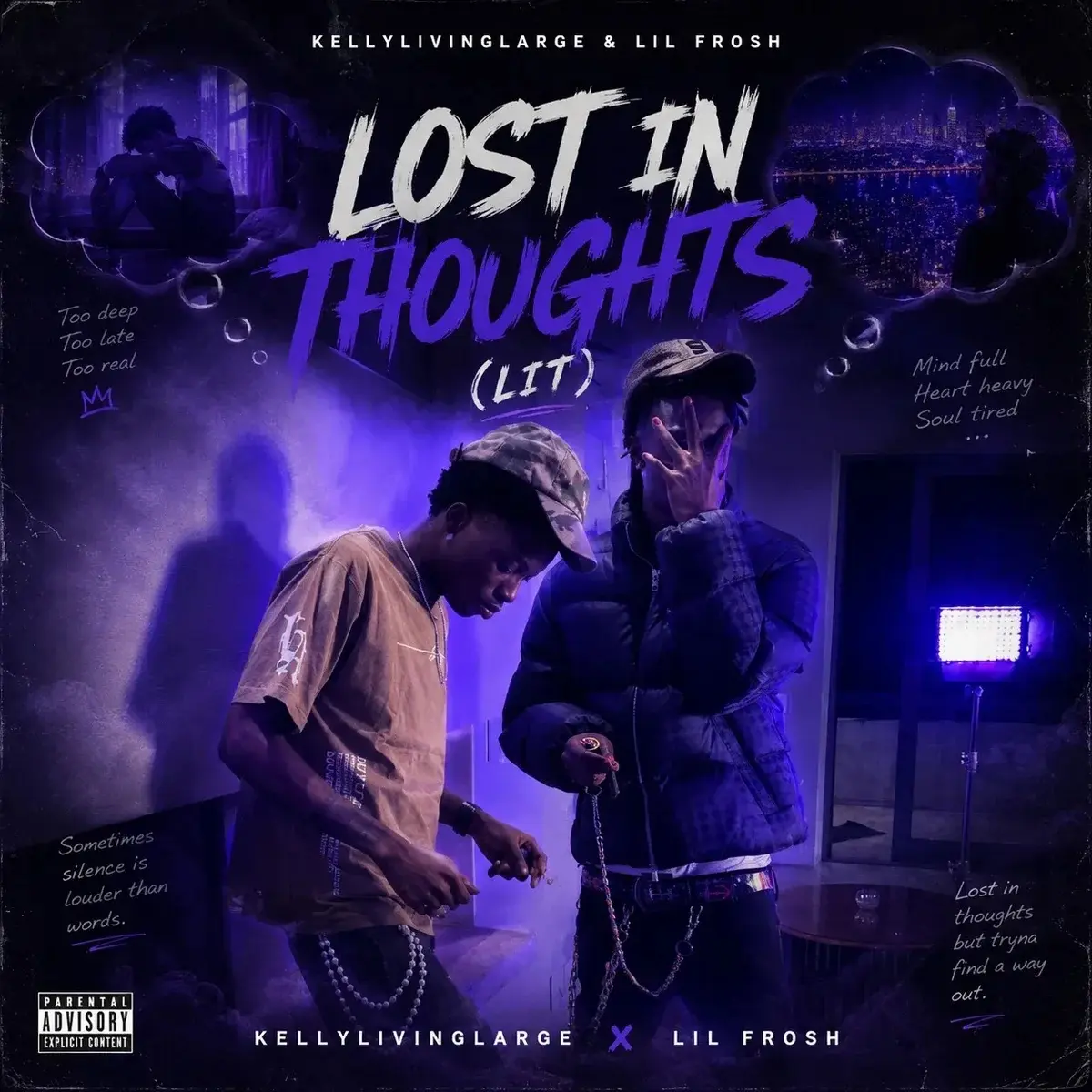 Lost in Thoughts (LIT) audio by Kellylivinglarge feat. Lil Frosh