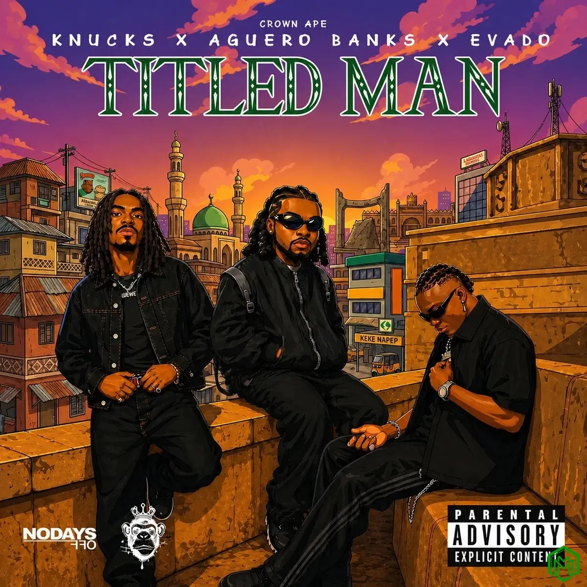 Titled Man audio by knucks, evado, aguero banks, Crown Ape