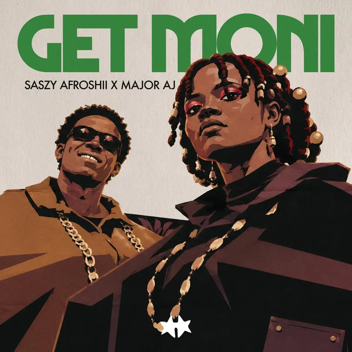 GET MONI audio by Saszy Afroshii feat. Major AJ